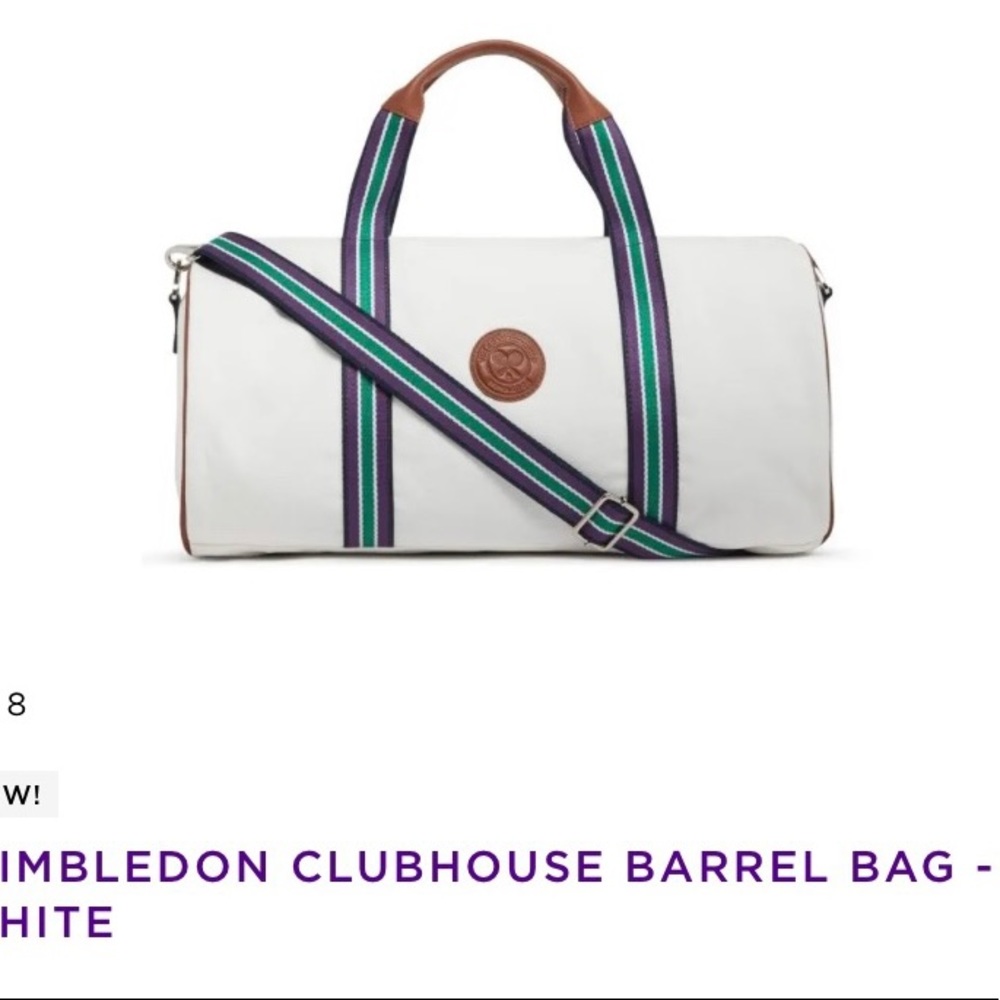 Wimbledon clubhouse barrel bag. Original. 2022  What a great Christmas 🎁